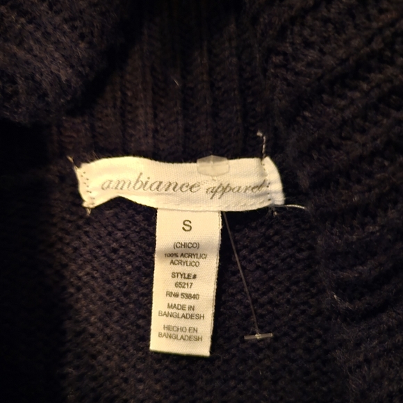 🍷Cowell neck mini sweater dress - Picture 5 of 7